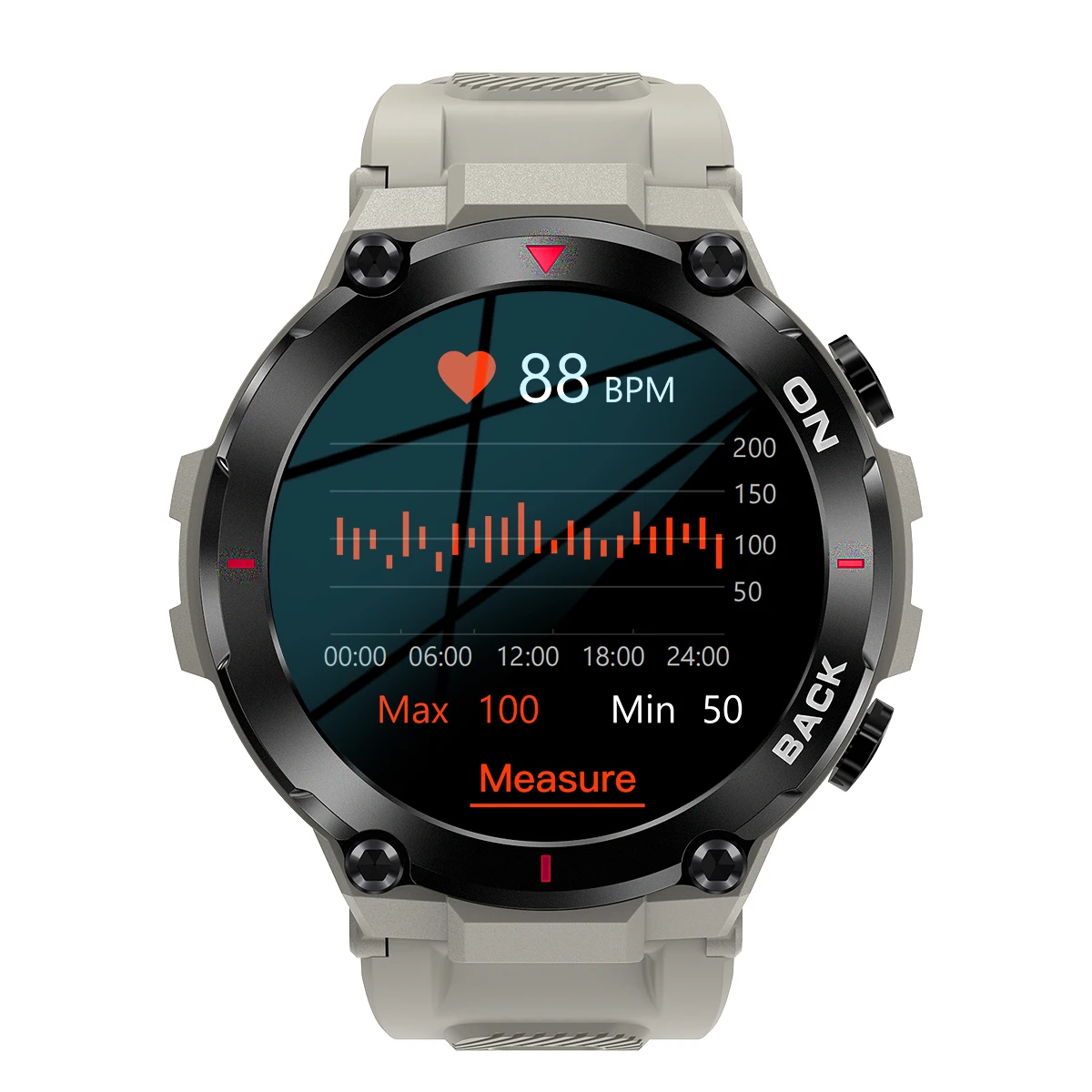 K37 GPS Smart Watch Call Reminder Outdoors Sports Watch IP68 Waterproof High Resolution Screen Smartwatch