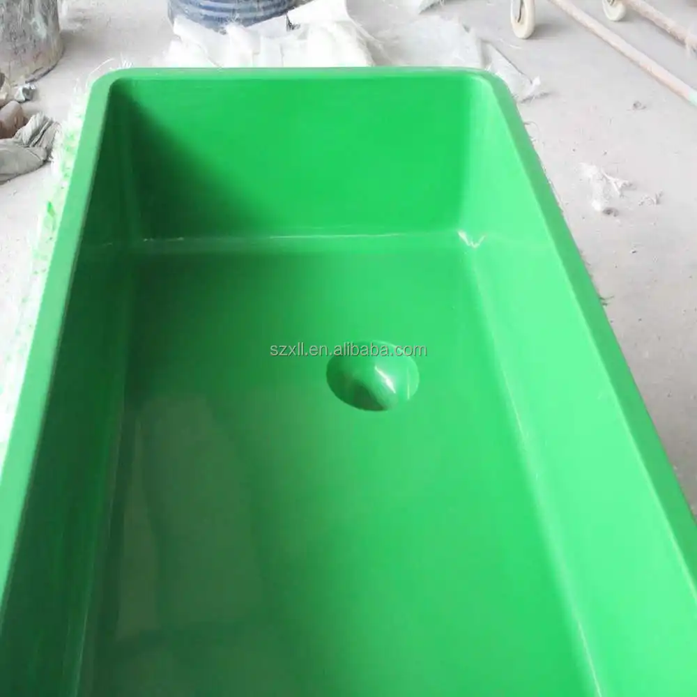 用于商业养鱼系统的专业定制水产养殖鱼缸，玻璃纤维水产养殖容器