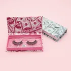 Eyelashes Luxury Long Fluffy Vendor 25mm 100% Mink Eyelashes With Packaging Box