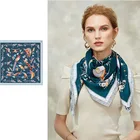Silk Digital Print 100% Silk Scarf Custom Design