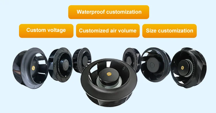 Blade Centrifugal Compact Fan, 13835, 138X35mm, 138mm, 6000RPM - detail 4