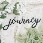 Good Quality Laser Cutting Metal Word Sign Journey Wall Decoration