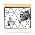 Wall For Decoration Wholesale Hot Sale Iron Rack Clip Photograph Photo Wall Grid For Home Decoration
