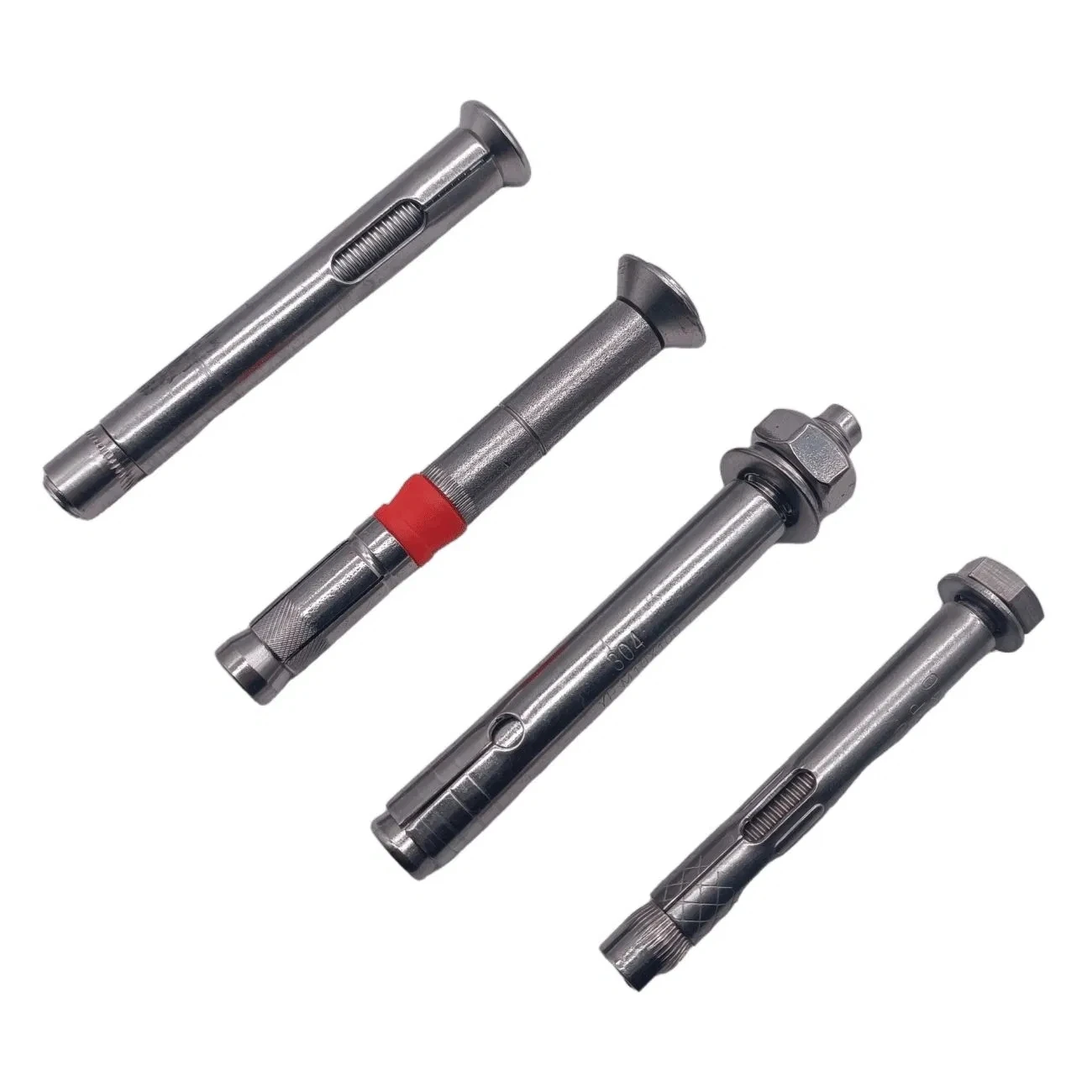 M16 Wedge Anchor Bolt for Tower Cranes 1 Ton Capacity 4.6-8.8 Metric 3/16in-12mm Silver Inch Variety Sizes-Silver Anchor Bolt manufacture