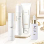 Skin OEM Rice Hyaluronic Acid Niacinamide Brightening Repairing Private Label Skin Care Set