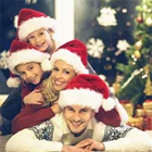 Winter Kids Adult Cheap Fluffy Christmas Beaine Double Layer Fleece Plush Winter Hats Hat