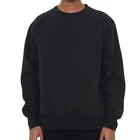 Black Hoodies Hoodies Mens Hoodie Wholesale OEM Black Color Embroidery Logo Print Crewneck Man Hoodies