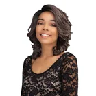 New Fashion Black Raw Indian Raw Cuticle Aligned Virgin Wave Glueless Swiss Lace Frontal Wigs