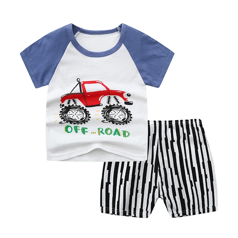 Boys Toddler Clothes  Sets  Cotton Clothings  Little Boy Outfits  Baby Clothings T-shirt and Pant  2 Pcs