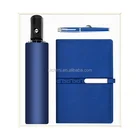 Office Gift Notebook Gift 2021 New Umbrella + Pen + Notebook A5 Business Office Gift With Logo