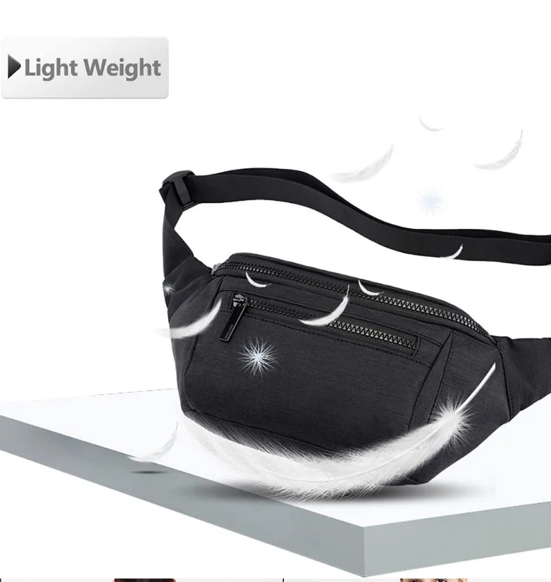 Hip belt branded portable light sports waterproof branded waist bag fashion shoulder bag fanny pack for outdoor Hip belt branded portable light sports waterproof branded waist bag fashion shoulder bag fanny pack for outdoor