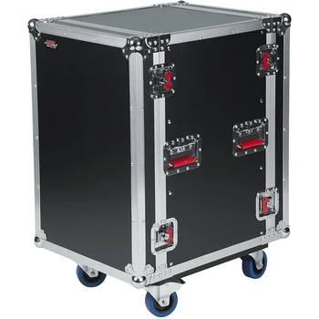 Aluminum Trunk Large Road Case With Heavy-Duty Casters and Tour Grade Hardware