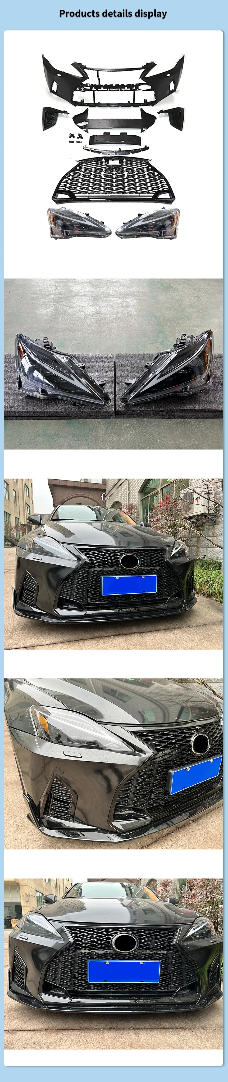 Facelift Is Headlight Bodykit Grille Bumper Set For Lexus Is