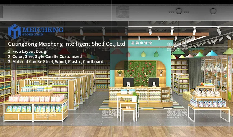 Meicheng Agent Invited Store Counter Checkout Metal Checkout Desk Convenience Store Small Checkout Counter