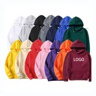 Plain Hoodies Custom Plain Pullover Printing Sweatshirt Streetwear Blank Unisex Embroidery 100 Cotton Fleece Hoodie