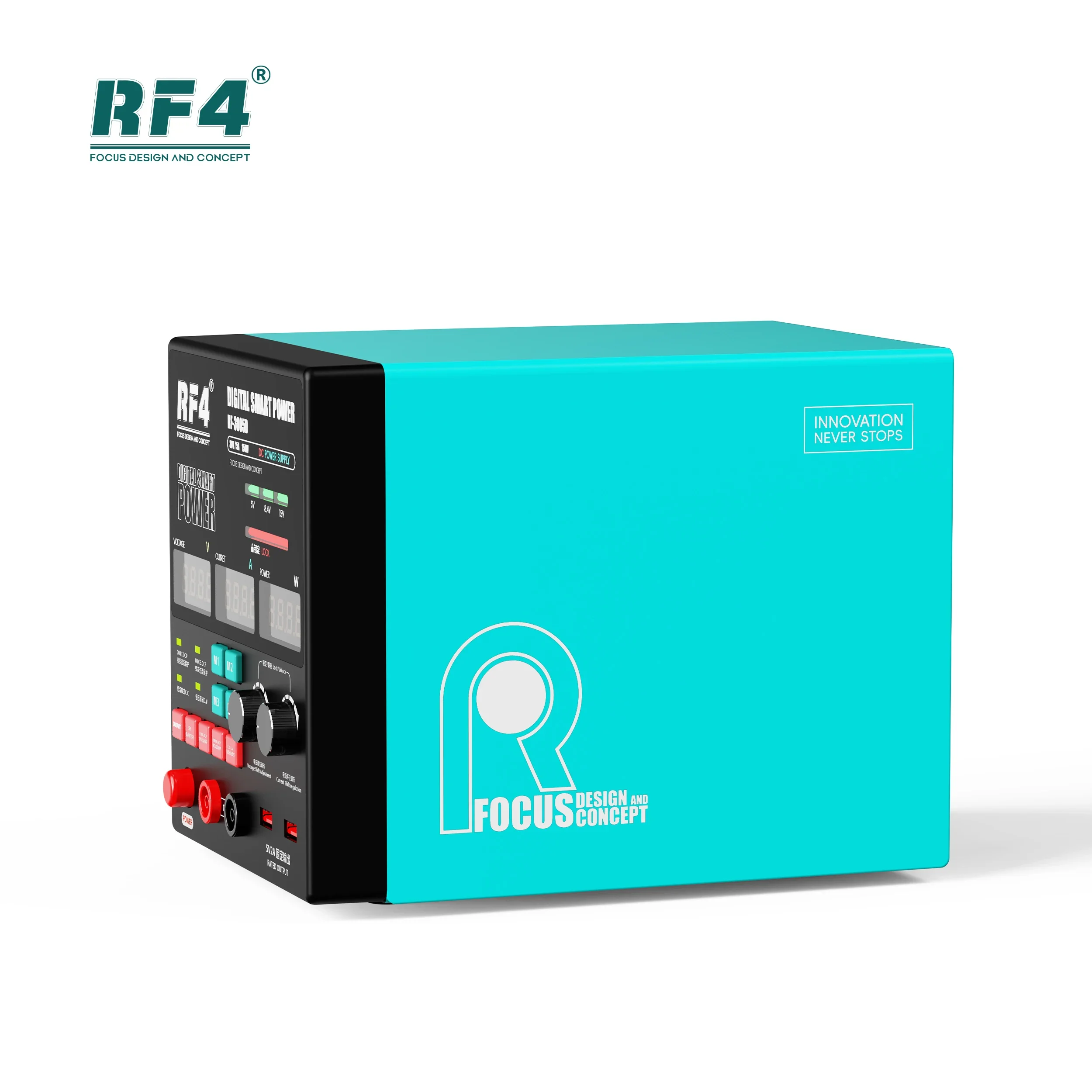 RF4 RF-3005D/RF-3005PRO 150W 30V 5A DC Regulated Digital Smart Multifunctional Power Supply Regulator Phone Sensing Automatic