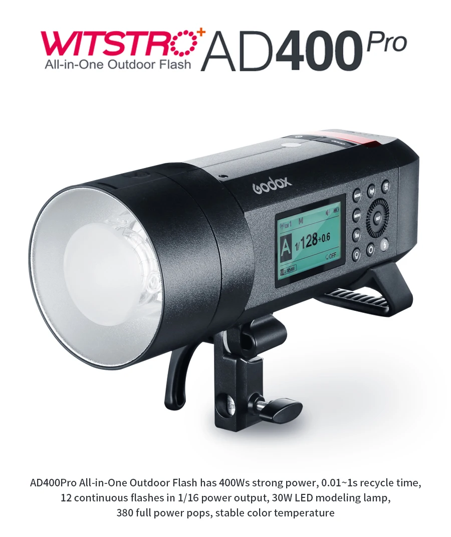 Wholesale Godox AD400Pro All-in-One TTL HSS 2.4G Wireless X System