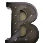 Letters Sign Vintage Style Led Letters Lights Alphabet Metal Sign