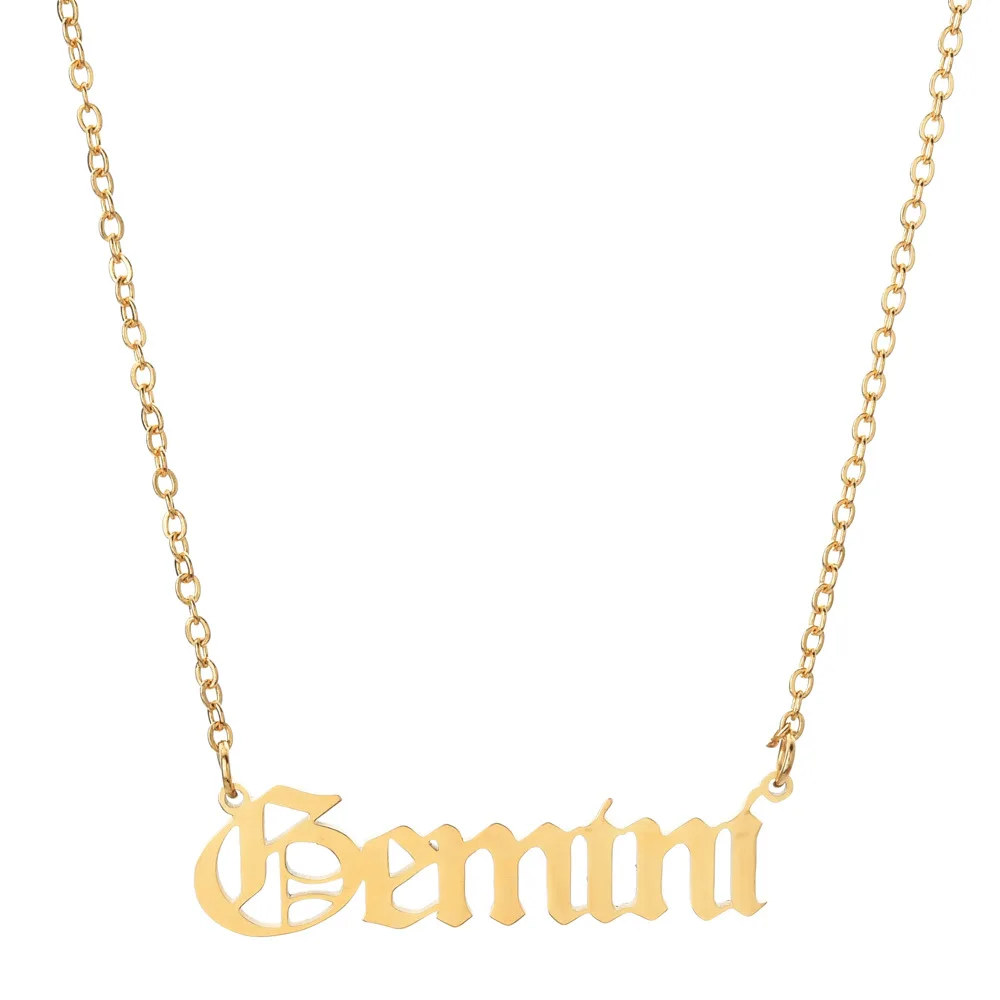Buy Tanda Zodiak Kalung,Stainless Steel 