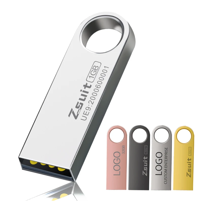 Mini USB Flash Drive8GB 16GB 32GB 64GB PC/Car USB Memory Stick Metal Pen Driv LL 