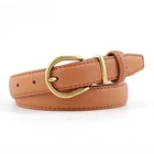 Belt Skirt Multi-color Fashion Pin Buckle Pu Leather Ladies Belt Retro Casual Designer Belt Skirt Decoration