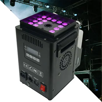 Stage 1200W New 24pcs RGB LED Up/Down Spray Fog Machine Vertical Smoke Machine DMX Control Smoke Maker for DJ Wedding Parties