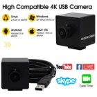 ELP Mini 4K Camera USB Webcam Ultra HD IMX317 Sensor Video Camera Wide Angle With 170 Fisheye Lens For Video Conference