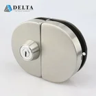 Door Lock Glass Commercial 10-12mm Entrance Door Lock For Glass Door