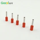 Terminal Cable Terminal And Disconnector Red Insulated Cord End Terminal Cable End Sleeve E1510