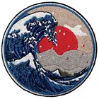 Embroidered Clothes Cheap Large Customized Self Adhesive Embroidered Patches For Clothes