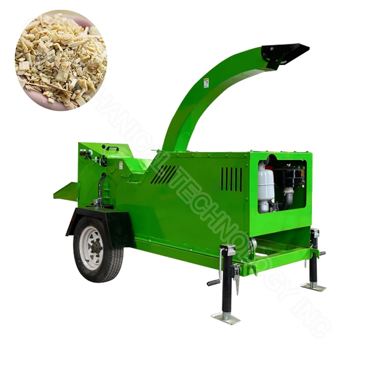 Industrial Wood Shredder Chipper Wood Chip Machine 6140 Wood Chipper ...