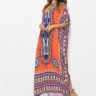 African Hot Sale Bat Sleeve Ethnic Clothing 1 Size African Loose Long Dashiki Shirt