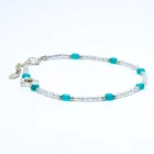 Jewelry Silver New Arrival Fashion Jewelry 925 Silver Star Charm Moonstone Beads Bracelet
