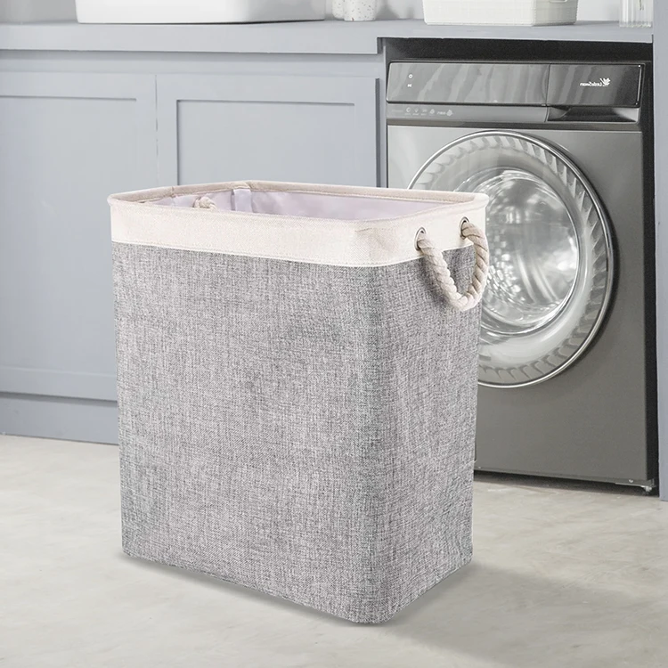 Laundry Hamper with Handles Portable Collapsible Dirty Clothes Basket Folding Laundry Basket