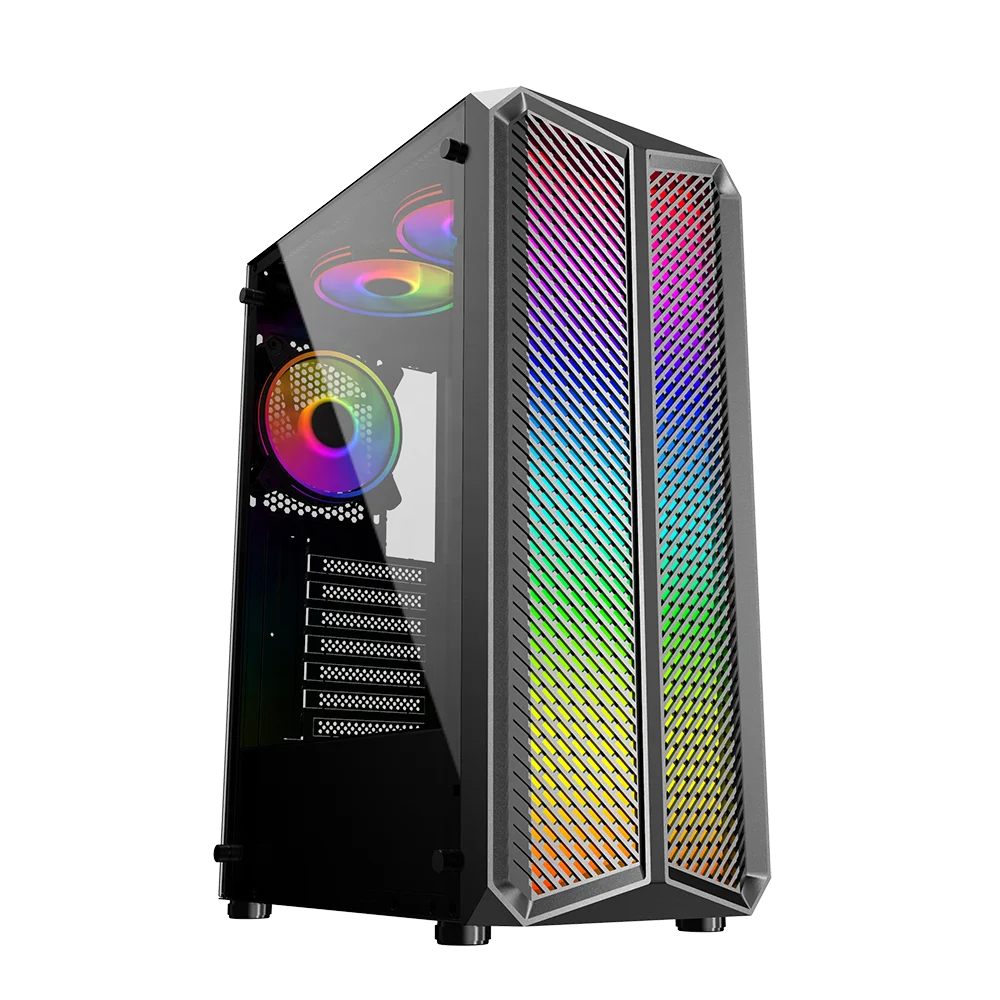 Soms vijandigheid beginsel Powercase Computer Towers & Cases Pc Cabinets Cabinet Gamer Tempered Glass  Cases Mid Tower Atx Gaming Pc Cases - Buy Computer Towers & Cases,Pc  Cabinets,Atx Gaming Pc Cases Product on Alibaba.com
