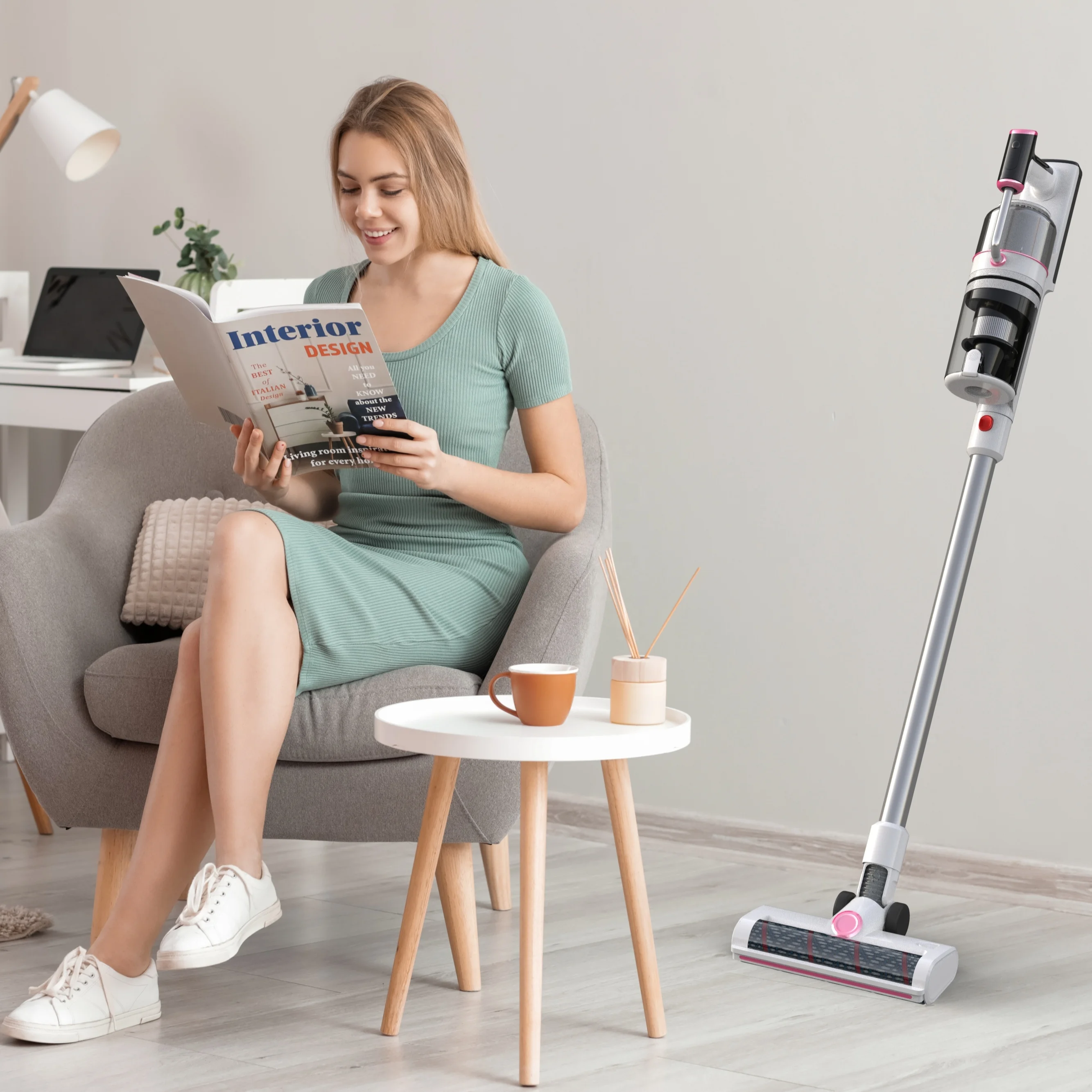 74db Silent Detachable Vacuum Cleaner 