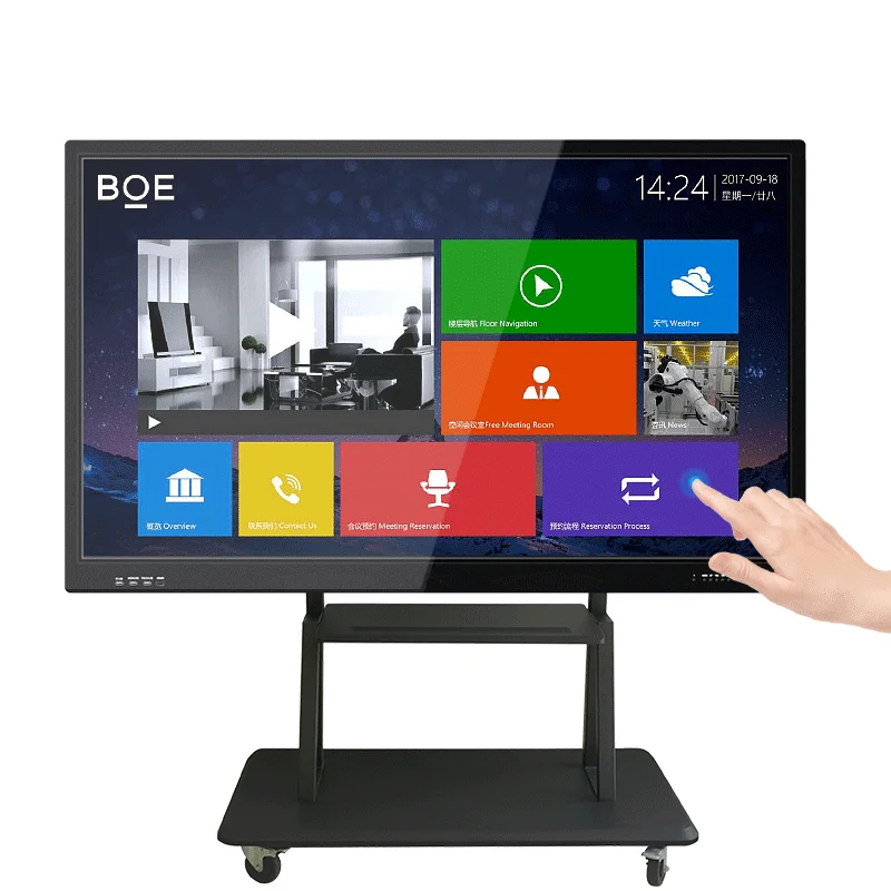 55 65 75 86 98 100 Inch Capacitive Lcd 