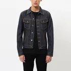 Logo Wholesale Custom Logo Casual Men Jacket Normal Slim Fit Fashion Outwear Denim Jacket Men
