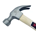 Steel Hammer Steel Hammer Mini 45 # Carbon Steel Forged Wooden Handle Claw Hammer