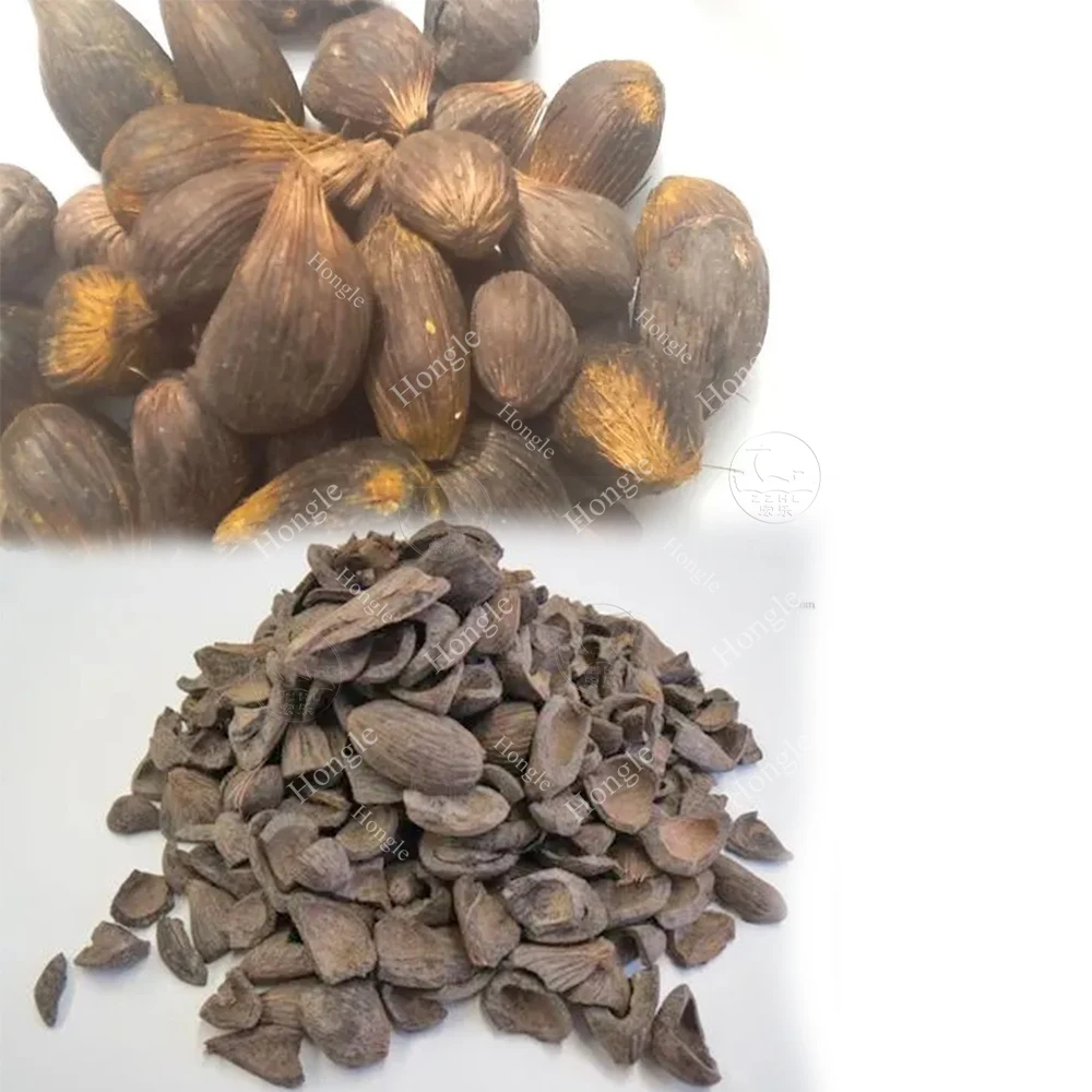 Palm Kernel Cracker and Separator Removal Machine Almond Dehulling Breaking Machine supplier
