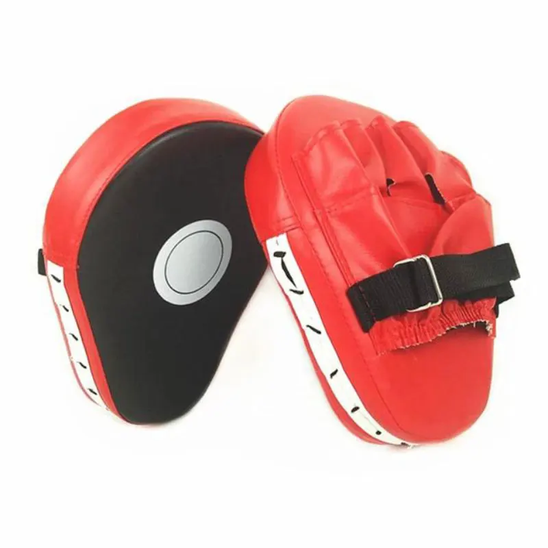 Hand Target Kick Pad Kit Black Training Focus Punch Pads Sparring Boxing Bag HN 