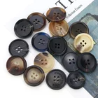 Custom Shell Horn Resin Buttons Sofa Sewing Button With Logo For Children
