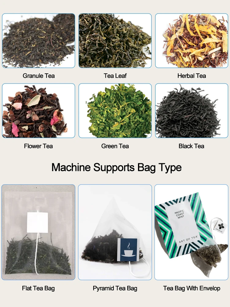 Ultrasonic Pla Nylon Tea Bag Packing Machine For Pyramid Tea Bag