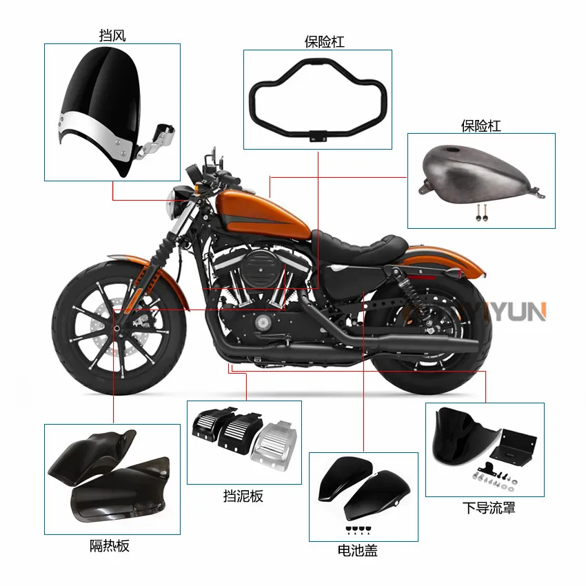 motorcycle spare parts and accessories