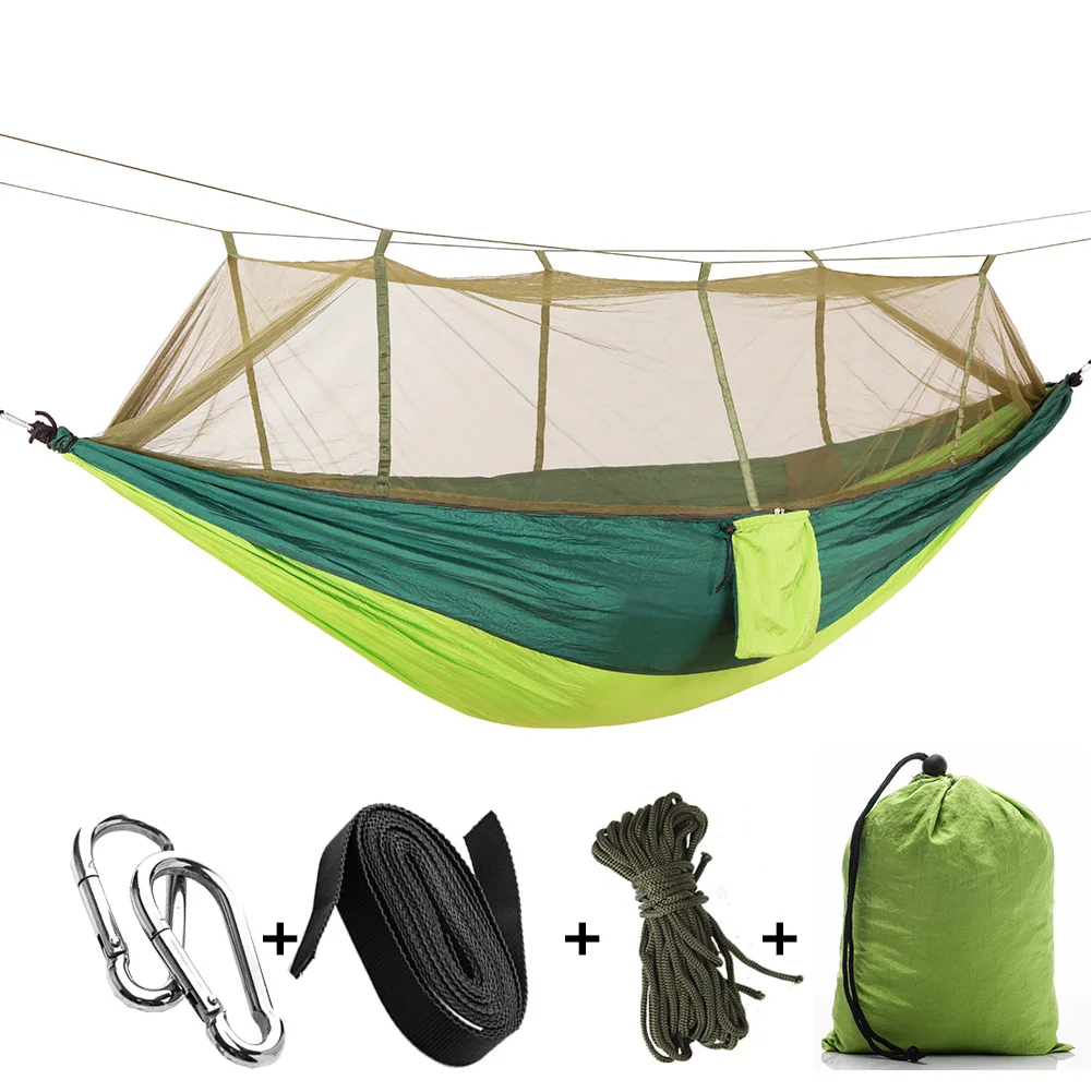 Prettyia Portable Outdoor Camping Hiking Mesh Mosquito Net for Hammock Hanging 