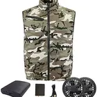 Vest MIDIAN OEM Insulated Waterproof Cool Down Cooling Vest With 2 Fan And Battery Pack