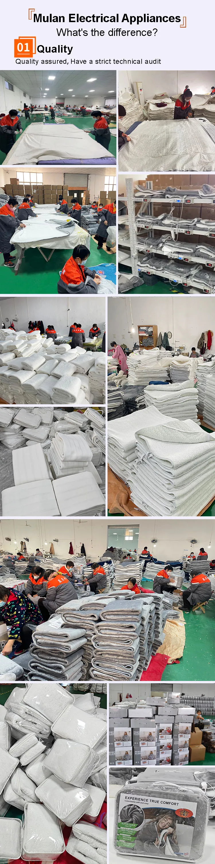 Electric Heated Blankets, 220V, 150*80CM - detail 26