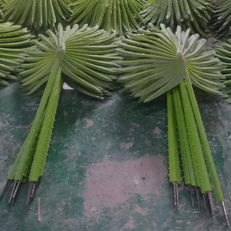 Outdoor Uv Proof Tropical Artificial Fake Dried Coconut Palm Branches