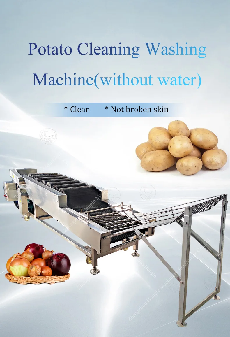 product automatic onion taro peanut sweet potato dry cleaning machine-1
