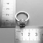 Rings Ring Silver And Stones High End Skull Design 925 Silver Rings Jewelry Black Stone